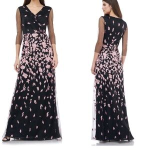 JS Collections Black and Blush Long Sleeve formal. Perfect for weddings/prom 8